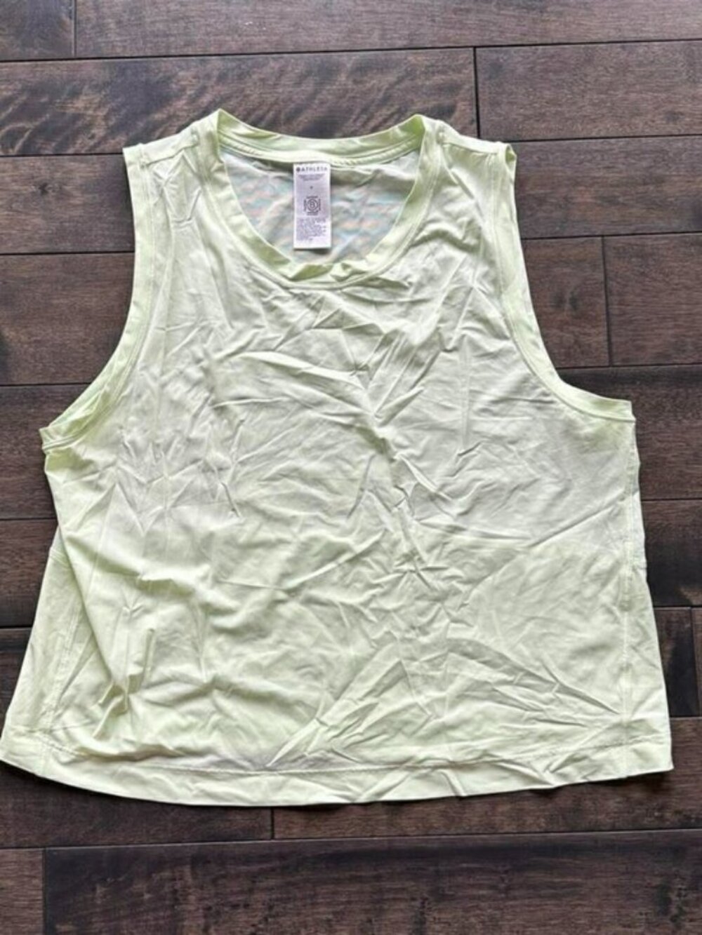 Athleta Mesh Cropped Tee